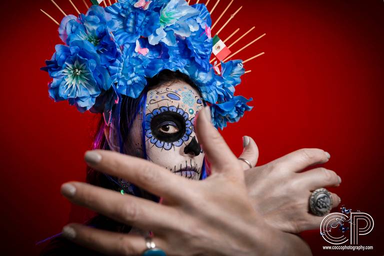 book de fotos para día de muertos y catrinas mexicanas