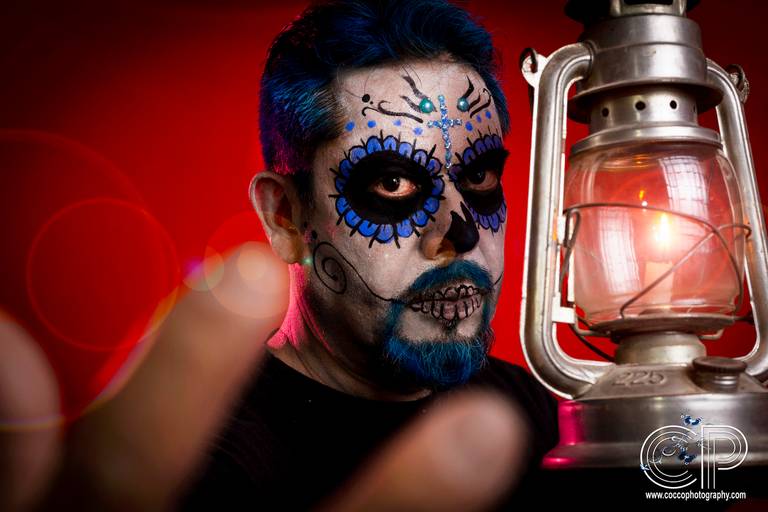 festejo dia de muertos, celebración mexicana, catrinas