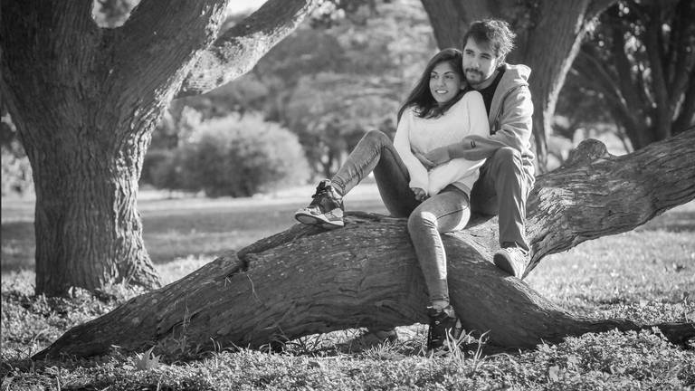 Joana & Pablo - E-session en Parque Villarino
