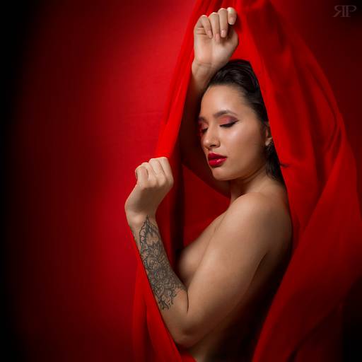 sesion de fotografia de belleza de  mujer proyecto rojo, fotografia  profecional en rosario