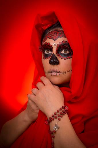 maquillaje de catrina, catrina mexicana, sesión de fotos en rosario, sesiones de fotos, book de fotos, body painting, estudio fotográfico, maquillaje artístico, catrinas, 