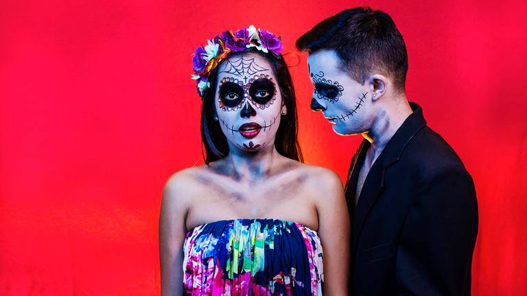 maquillaje de catrina, catrina mexicana, sesión de fotos en rosario, sesiones de fotos, book de fotos, body painting, estudio fotográfico, maquillaje artístico, catrinas, 