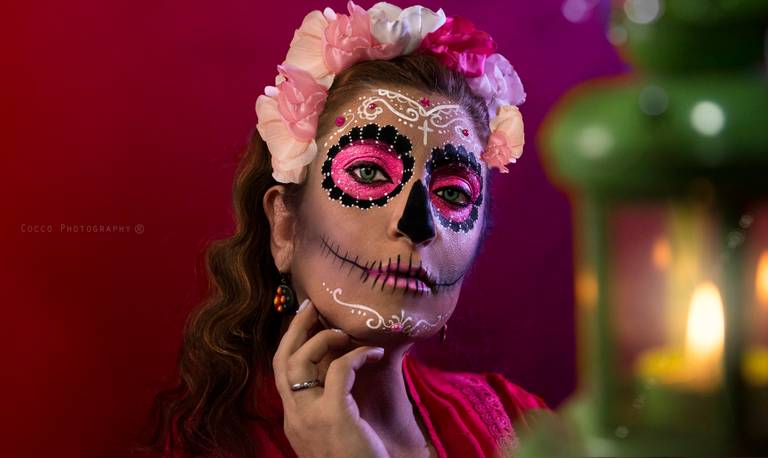 catrinas en rosario, maquillaje de catrinas mexicanas, book de fotos en rosario, painting, sesiones de fotos, book de fotos, estudio fotográfico, catrinas, 