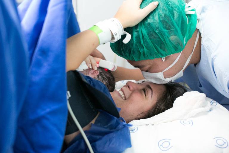 fotos de parto na pro matre