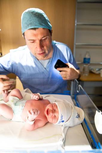 primeiro contato - fotografia d eparto