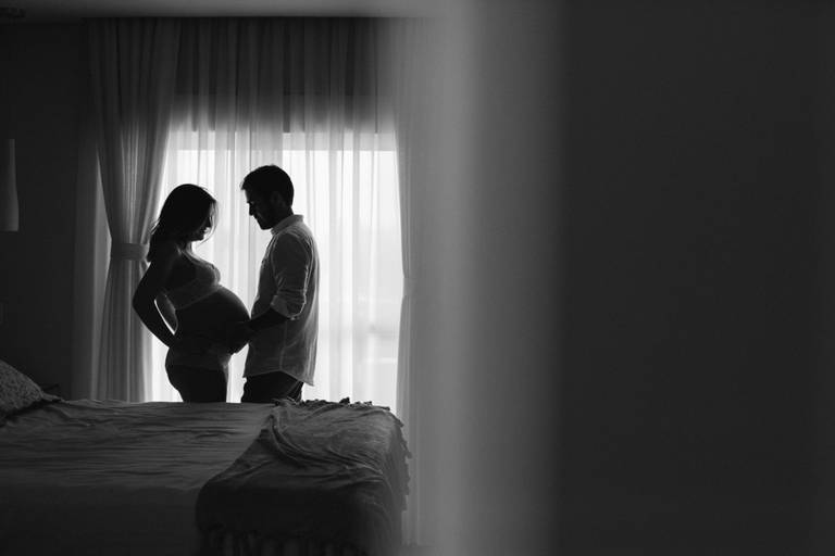 ensaio de gestante com casal