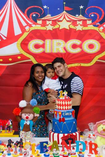 1 aninho do Leandrinho - Tema Circo