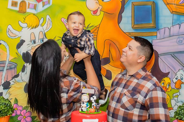 1 aninho do Pietro - Tema Fazendinha