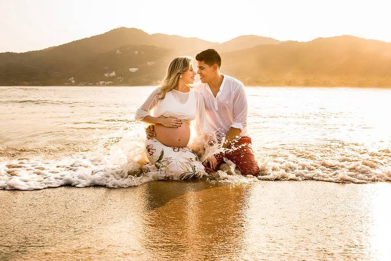 ensaio de gestante, silhueta gestante, fotos de gestante externo, ensaio fotografico no amanhecer