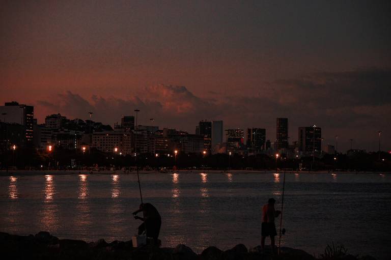 Noite de pesca Aterro do Flamengo