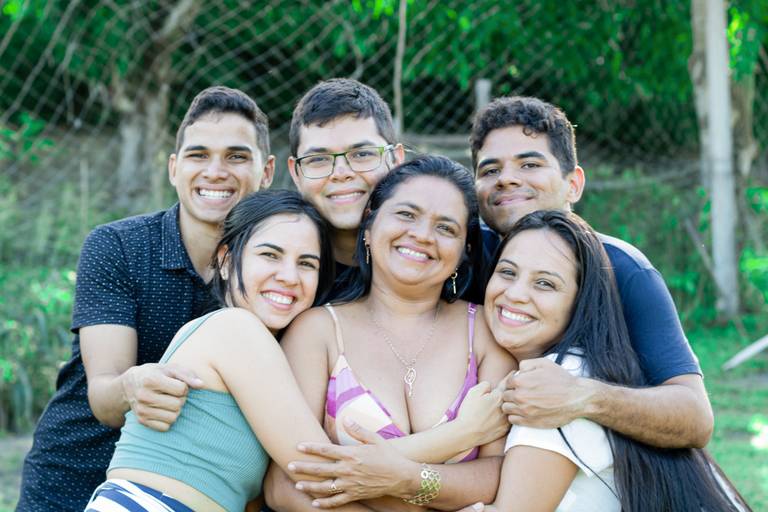 Família Chagas - uma tarde cheia de amor com os filhos <3