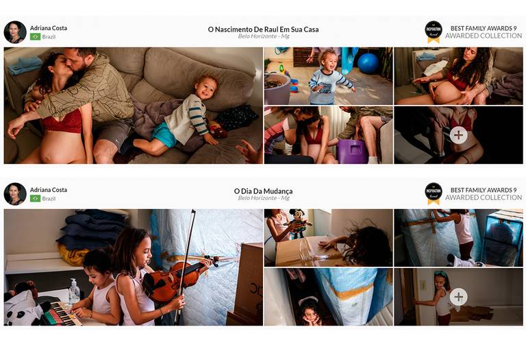 Adriana Costa teve 2 histórias premiadas no Best Family Collection Award da Inspiration Family Awards