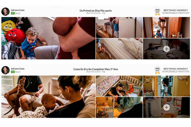 Adriana Costa teve 2 histórias com menção honrosa pelo Inspiration Family Awards no Best Family Collection Award