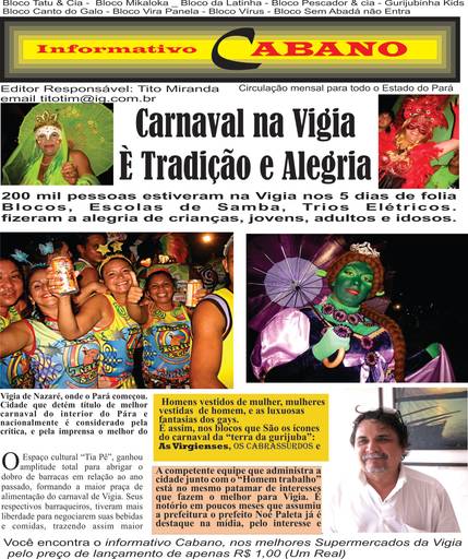 Capa da Edição Nº 01