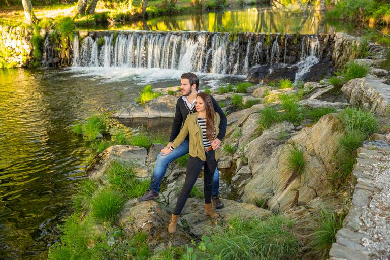 liliana e david apanhados na 