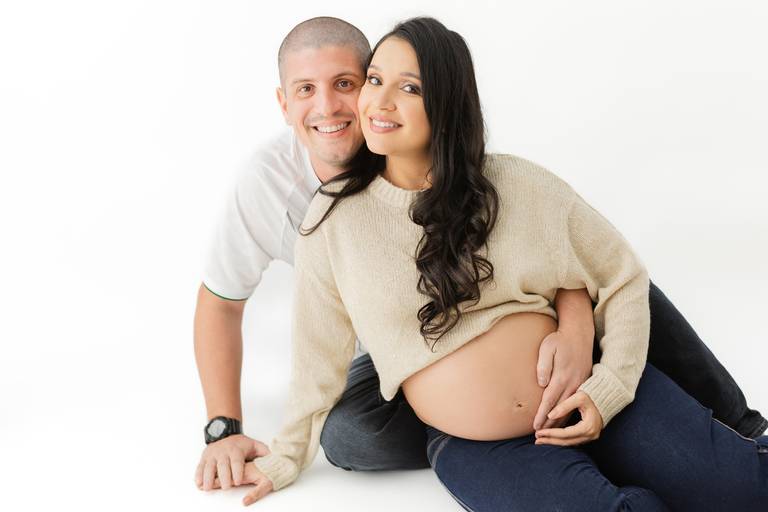 ensaio de gestante com o marido