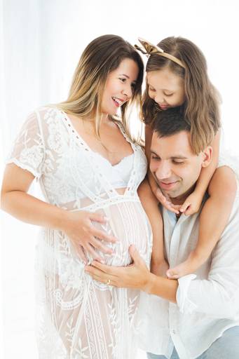 ensaio gestante com filho