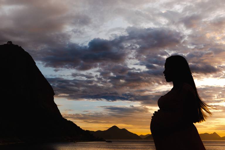 ensaio gestante amanhecer