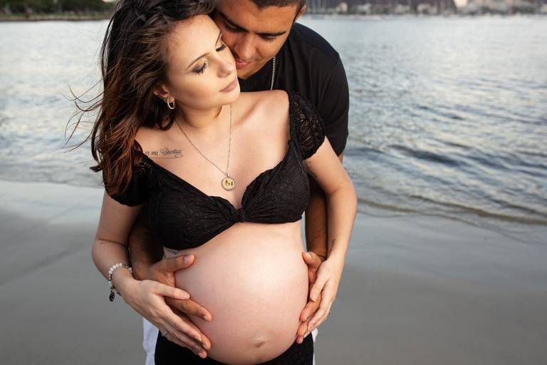 ensaio gestante externo com marido