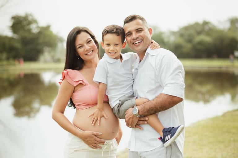 ensaio gestante no bosque da barra