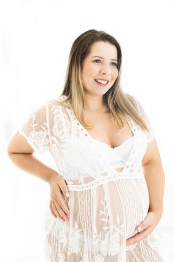 roupa íntima para ensaio gestante