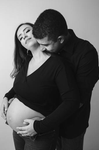 pose gestante com o marido