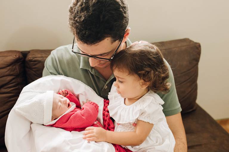 como meu filho pode reagir ao encontrar o irmão