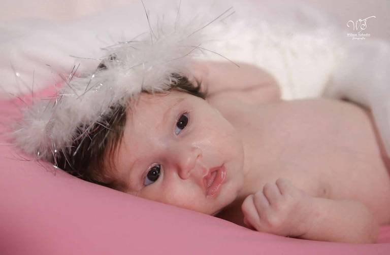 fotografia infantil em Salvador Bahia, anjinho Geovana