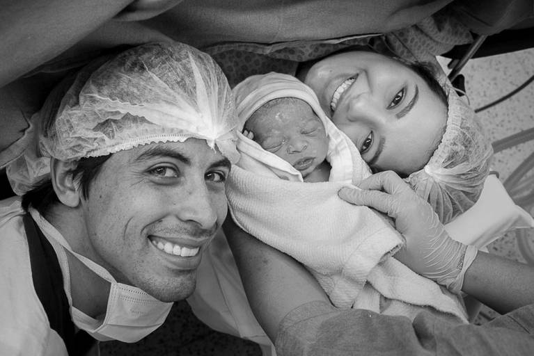 fotografia de parto Campinas