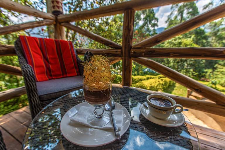 Chocolate com caramelo. Uganda