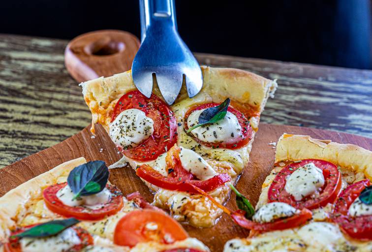 Agua na boca com essa pizza no La hacienda 