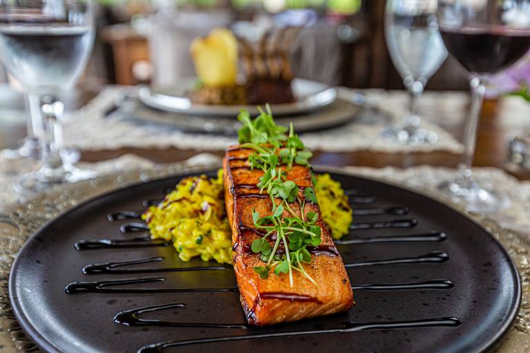 O melhor Salmao de Gramado no hotel la Hacienda. 