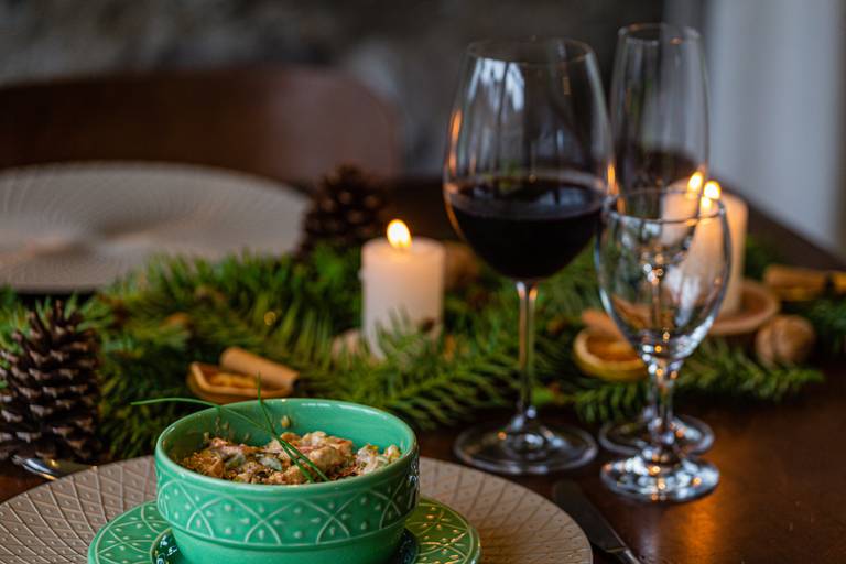  Prato da ceia de natal Grande Hotel Canela.