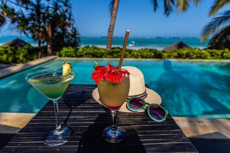 Drinks in Zanzibar. 