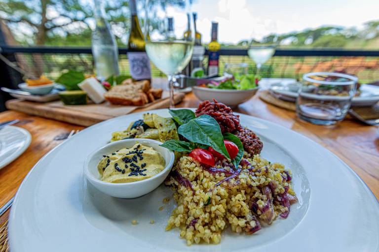 Fotografias De gastronomia no Three Tree Hills> Almoço nas montanhas da África do Sul. 