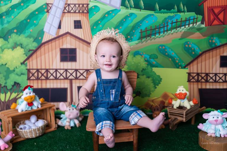 Fazendinha, Luana, Moresco, Fotografia, fotografa, fotografo, estudio, foto, nene, criança, bebe, acompanhamento, mensal, trimestral, criativo, tematico, melhor, maior, menina, menino, banho, cenário