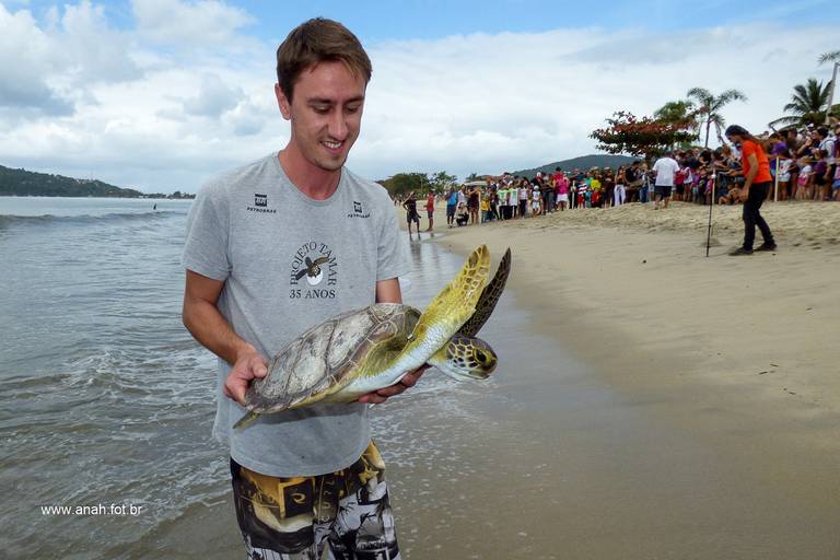 Iperoig - Tamar - soltura das tartarugas
