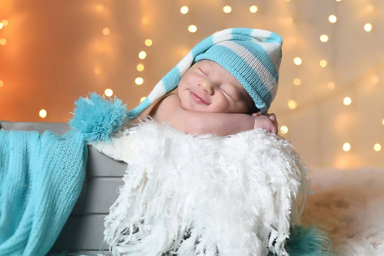 clean azul/cinza - newborn a 2 meses