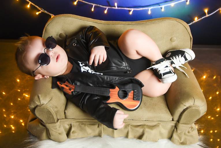 Dia de Rock - 6 a 9 meses
