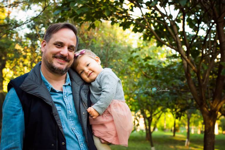 foto de bebe com pai em maringá 