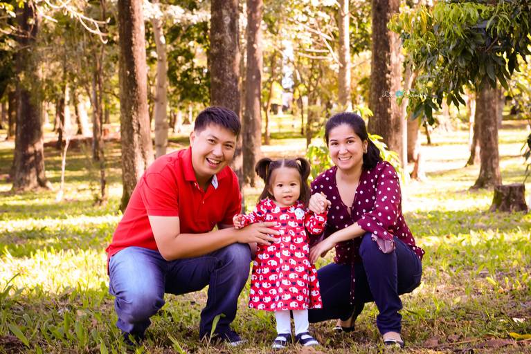 foto de familia em lugar externo maringá 