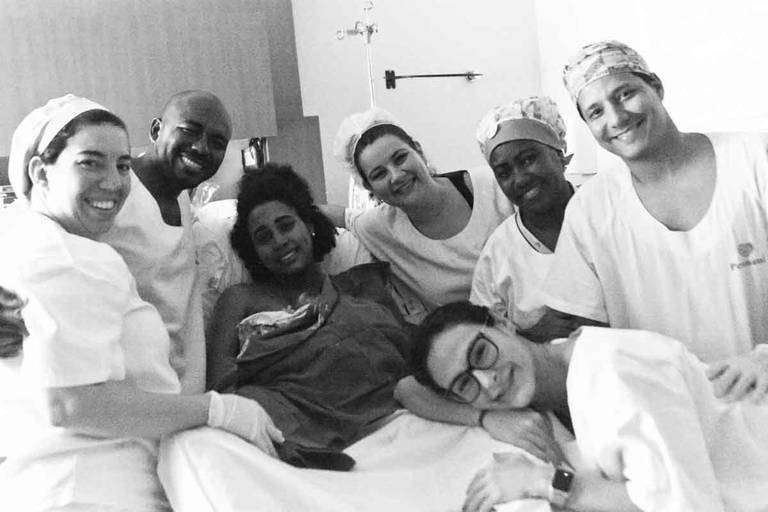 Equipe Médica de Um Parto Humanizado na Perinatal da Barra da Tijuca no Rio de Janeiro