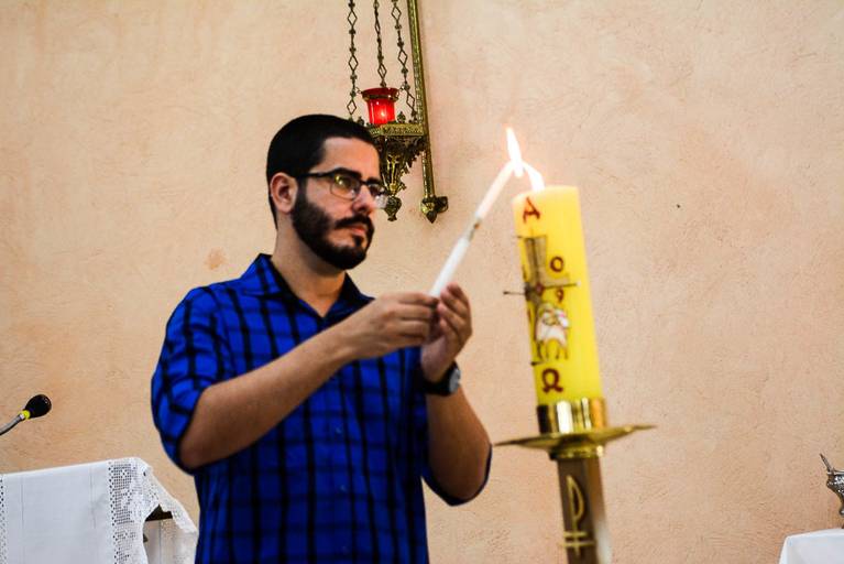 Batizado de Menina na Paróquia e Satuário Nossa Senhora de Loreto na Freguesia no Rio de Janeiro 
