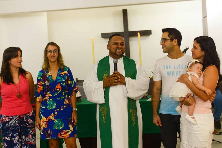 Batizado de Menina na Igreja Cristã de Ipanema no Rio de Janeiro 