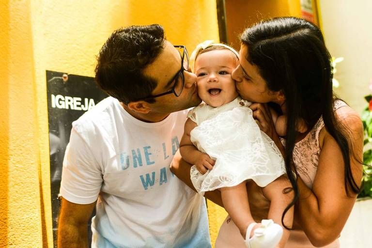 Batizado de Menina na Igreja Cristã de Ipanema no Rio de Janeiro 
