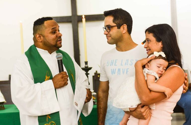 Batizado de Menina na Igreja Cristã de Ipanema no Rio de Janeiro 