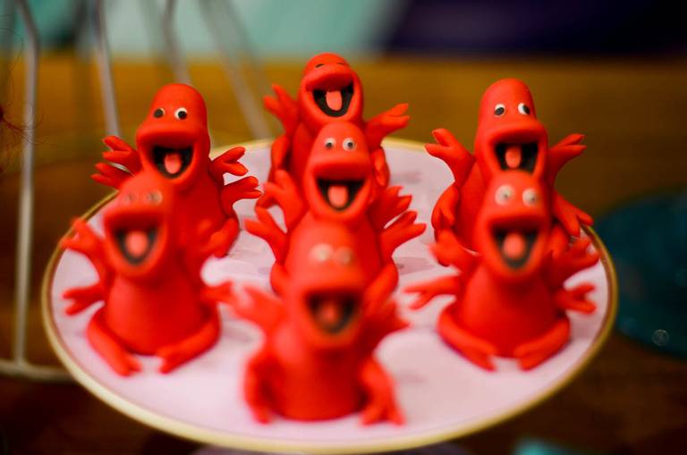 Decoração da Pequena Sereia no Quinta Tijuca no Rio de Janeiro