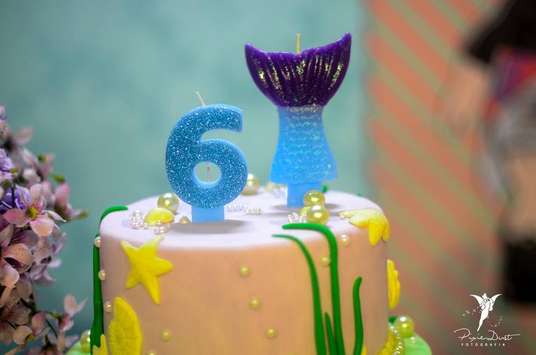 Decoração de Sereias em festa infantil de aniversário na UniDuniTê na Barra da Tijuca no Rio de Janeiro