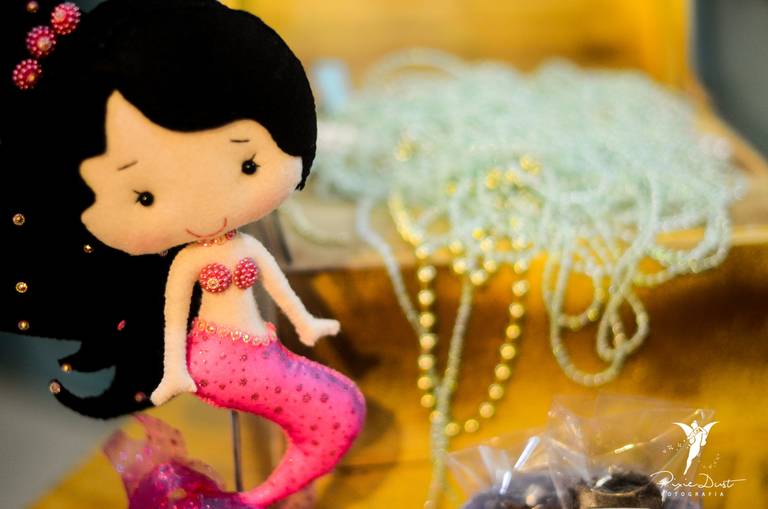 Decoração de Sereias em festa infantil de aniversário na UniDuniTê na Barra da Tijuca no Rio de Janeiro
