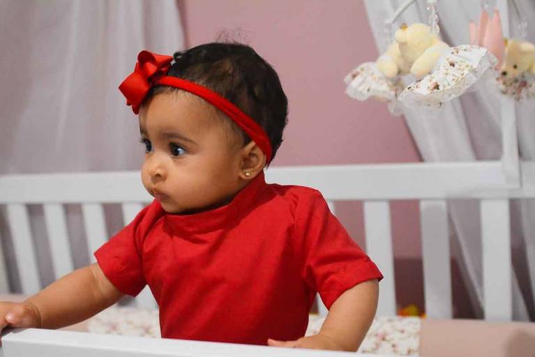 Bebê no bercinho no Rio de Janeiro 